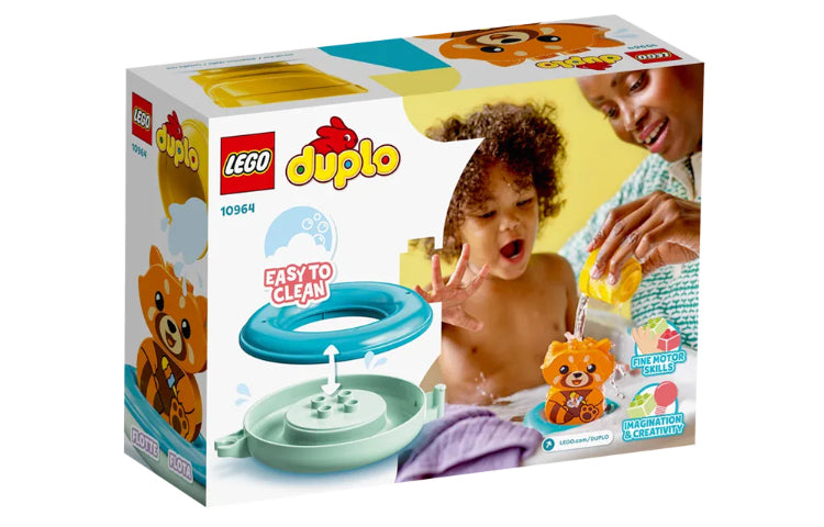 Конструктор LEGO Deco "Веселая ванна: Плавающая красная панда" (10964) - Boxette Shop